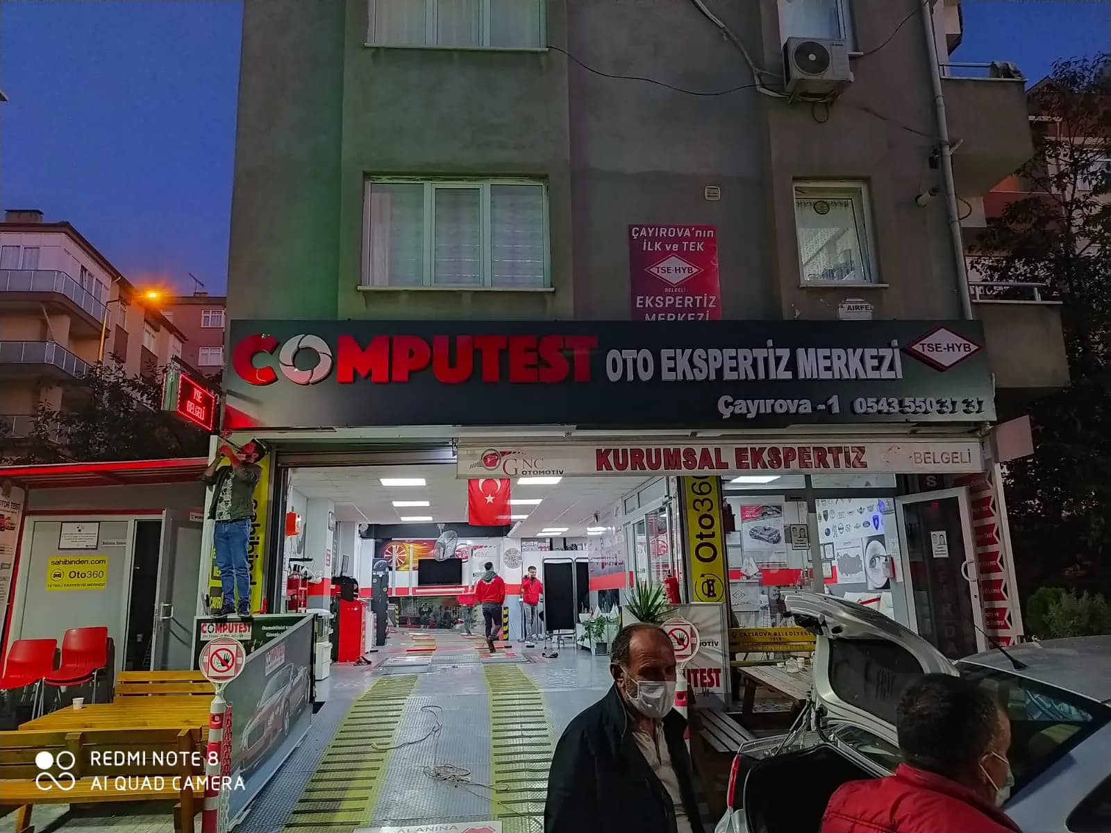 Mağaza ışıklı tabela uygulaması