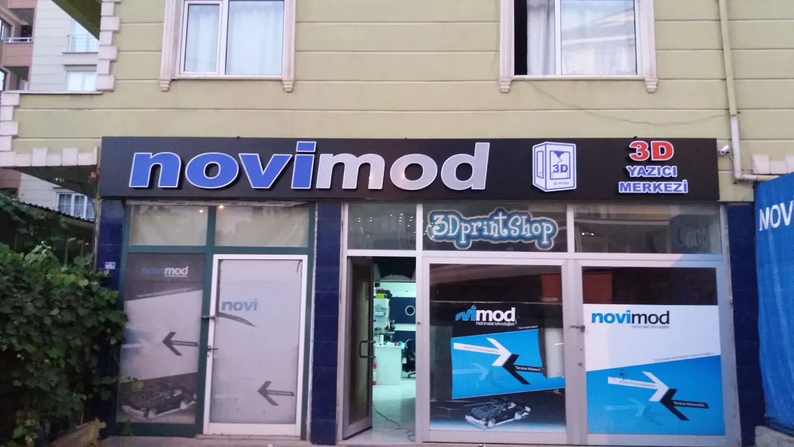 Novimod mağaza tabelası - Taha Reklam