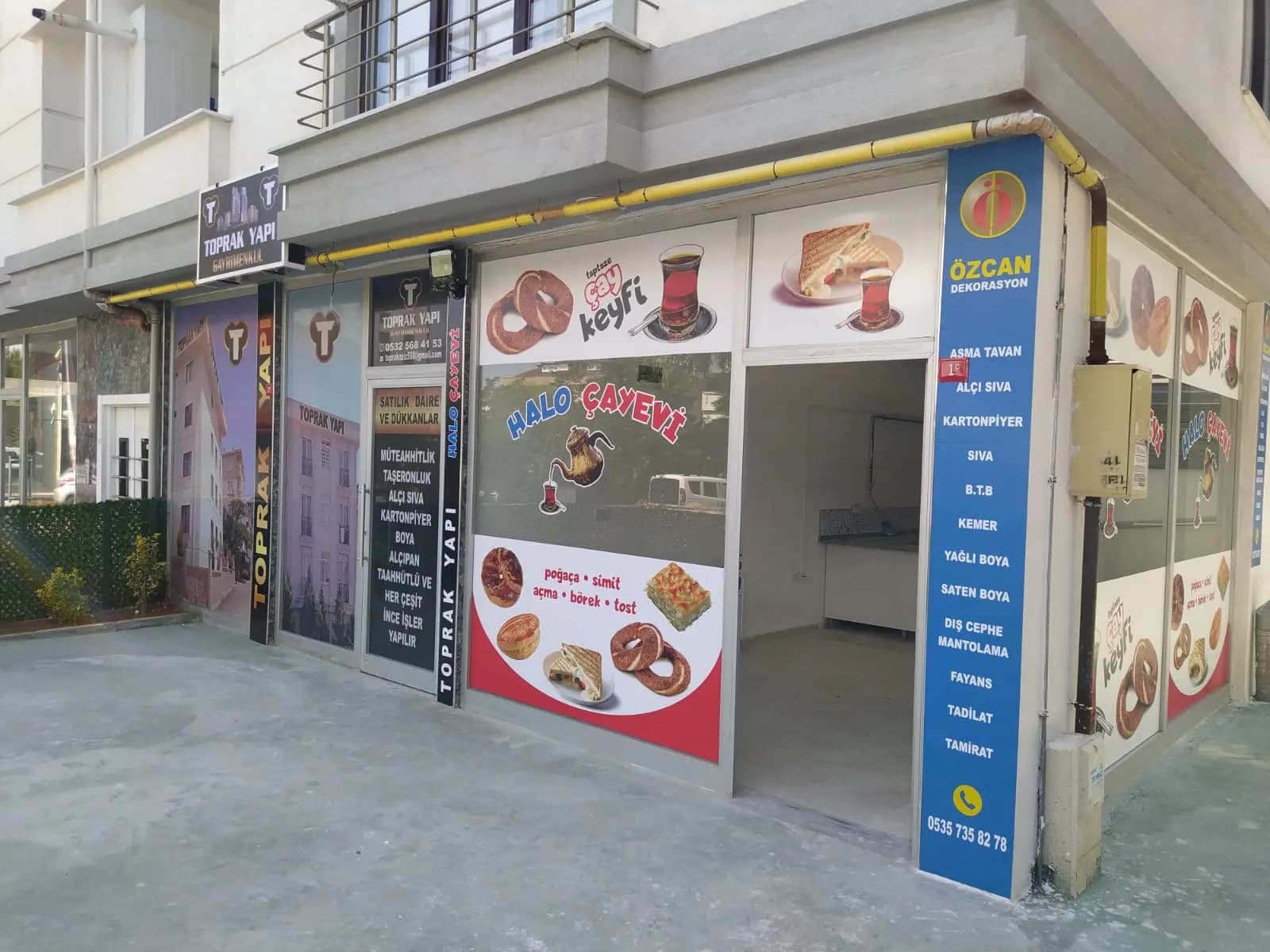 Taha Reklam dış cephe reklam uygulaması - Şişli, İstanbul