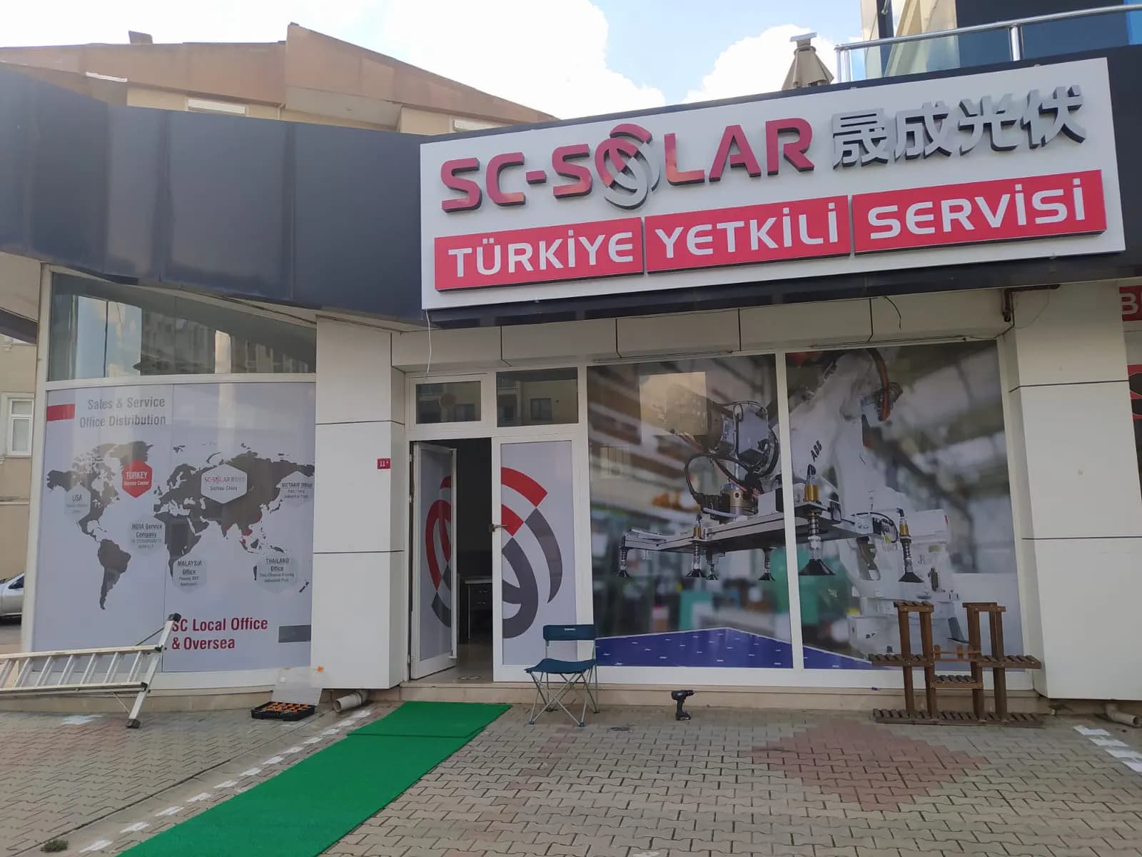 Taha Reklam SC Solar cephe ve tabela uygulaması