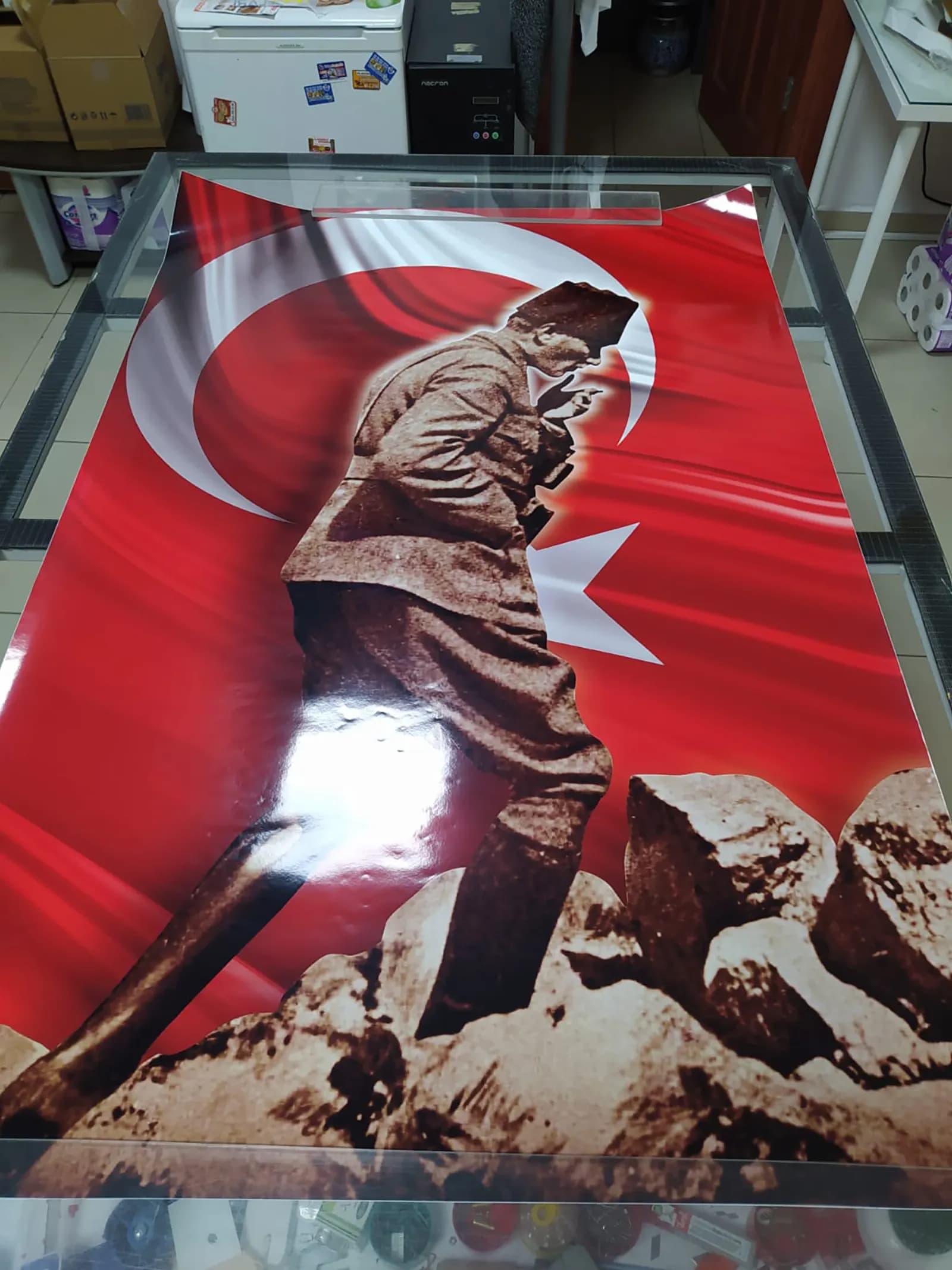 Taha Reklam iç mekan reklam çalışması - Çatalca, İstanbul